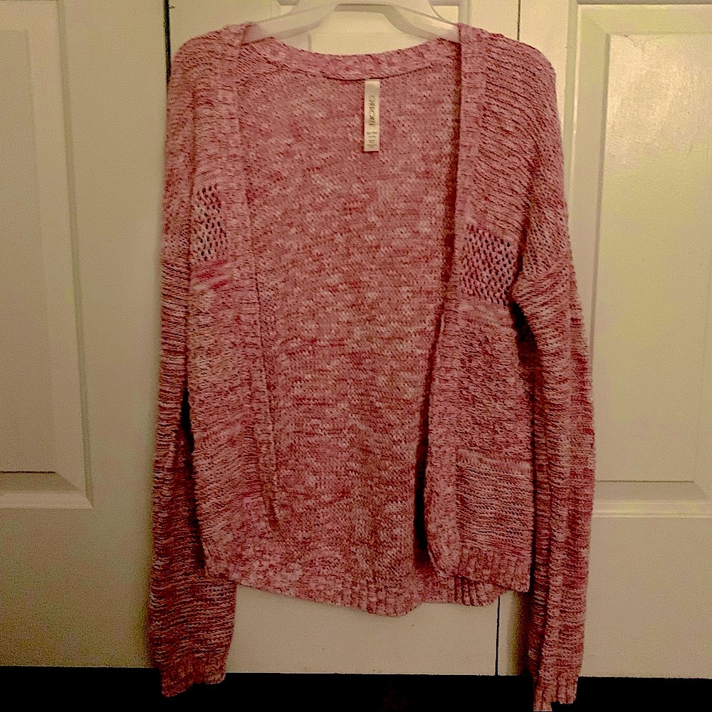 Girls 14/16 Cherokee Pink Cardigan